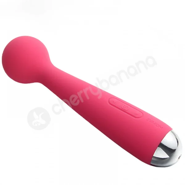 Mini Emma Red Powerful Silicone Small Wand Vibrator