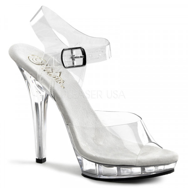 LIP-108 - 5" Stiletto Heel Ankle Strap PF Sandal