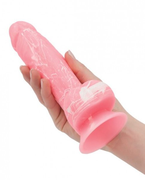 B.M.S. Enterprises Addiction Brandon Glow in the Dark 7.5" Pink