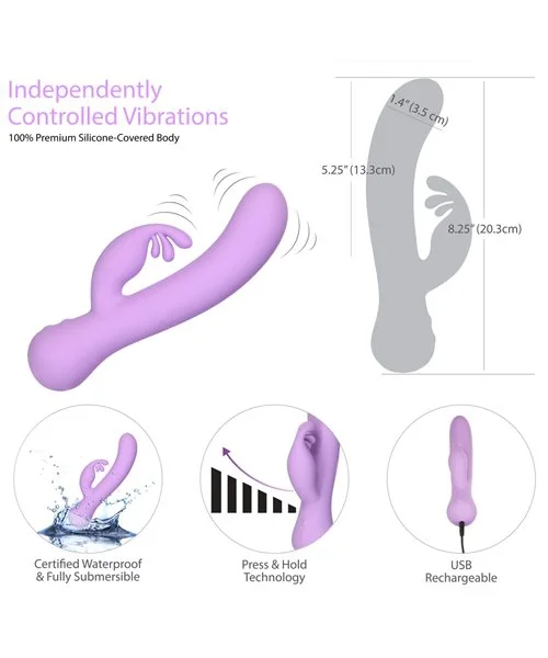 BMS Empress Swan Dual Massaging Vibrator