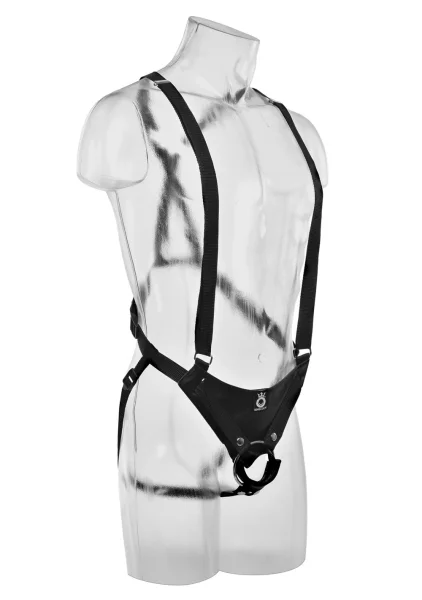 King Cock 12" Hollow Strap-On Suspender System — image 4 of 14