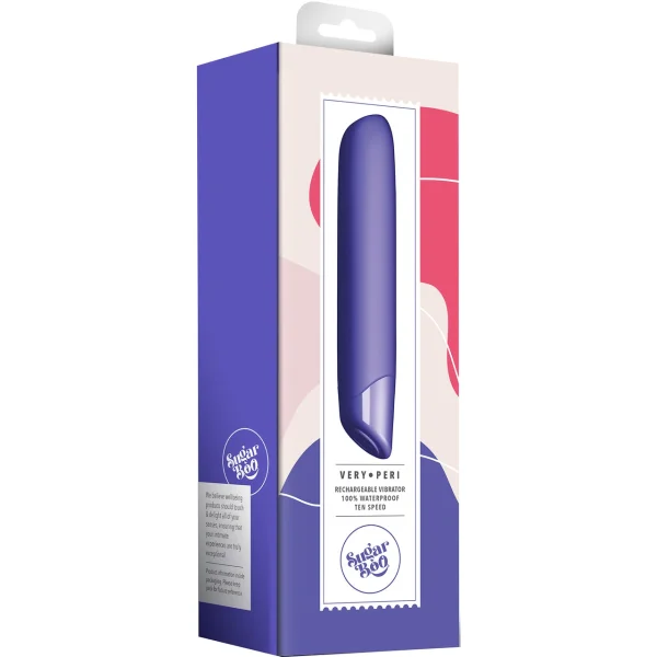 SugarBoo Very Peri Silicone 10 Function Waterproof Rechargeable Vibrator