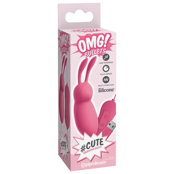 OMG Bullets Cute Vibrating Bullet Pink