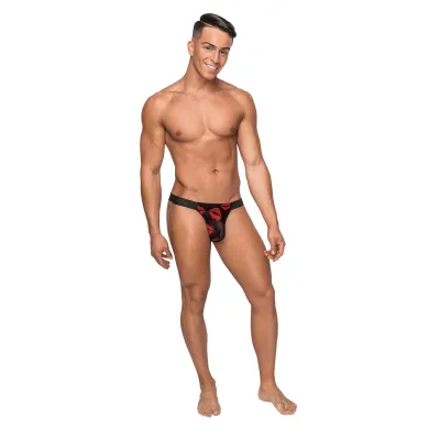 Kiss Me Micro Thong v Large X Large Sheer Lips