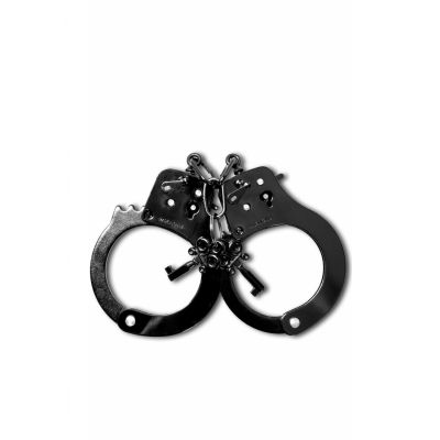 Anodized Cuffs Black Kinky Handcuffs