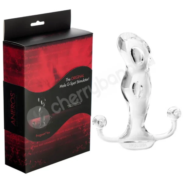 Aneros Progasm Ice Clear Anal Prostate Massager