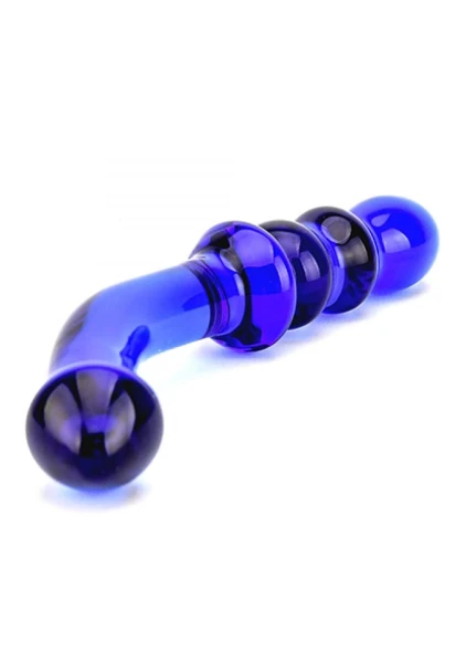 Spectrum Ribbed G-Spot Glass Dildo — image 24 of 25
