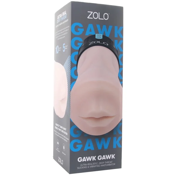 ZOLO Gawk Gawk Rechargeable Vibrating Deep Throat Penis Masturbator
