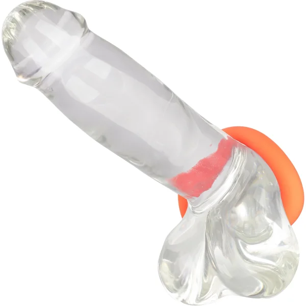 Link Up Ultra-Soft Verge Silicone Cock Ring By CalExotics - Orange — image 4 of 6