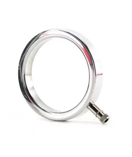 56mm Solid Metal Cock Ring - Silver — image 5 of 6