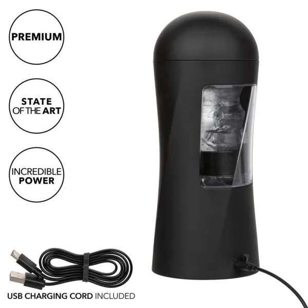 Bionic Power Stroking Rechargeable Penis Masturbator By CalExotics