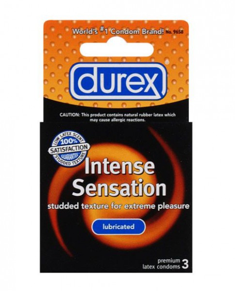 Paradise Marketing Durex Intense Sensation Box of 3