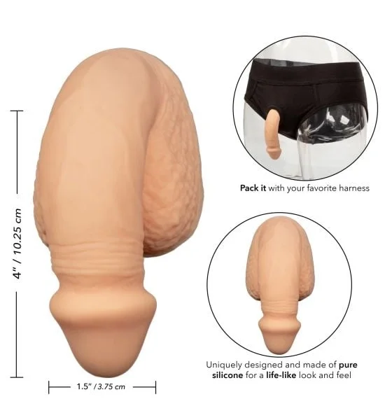 Packer Gear - 4" Silicone Packing Penis — image 5 of 18