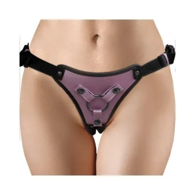 Strap on Dildos Harnesses Ouch Metallic Strap On Harness Rose Gold