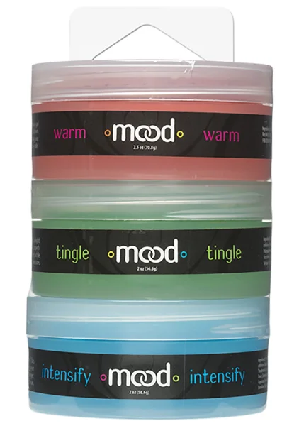 Mood Lube Kissble Foreplay Gels - 2 oz Asst. Flavors Pack of 3