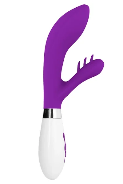 Shots Toys 9.1" Rechargeable Agave Rabbit Vibrator with Clitoral Ticklers