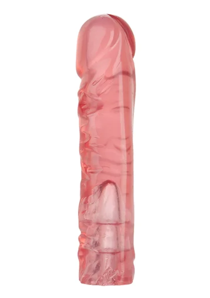 Vac-U-Lock 8" Crystal Jellies Pink Dong for Harnesses | Strap On Dildos