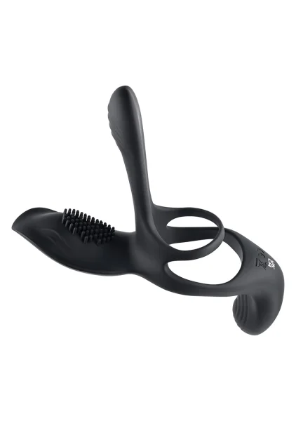 Playboy Pleasure The 3 Way Rechargeable Silicone Multi-Stimulating Cock Ring With Remote