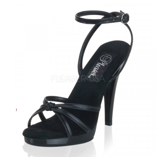 FLAIR-436 - 4 1/2" Stiletto Heel Strappy Ankle Wrap PF Sandal — image 13 of 16