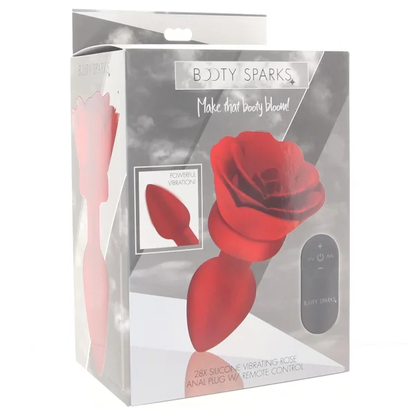 Booty Sparks Remote Vibrating Rose Plug