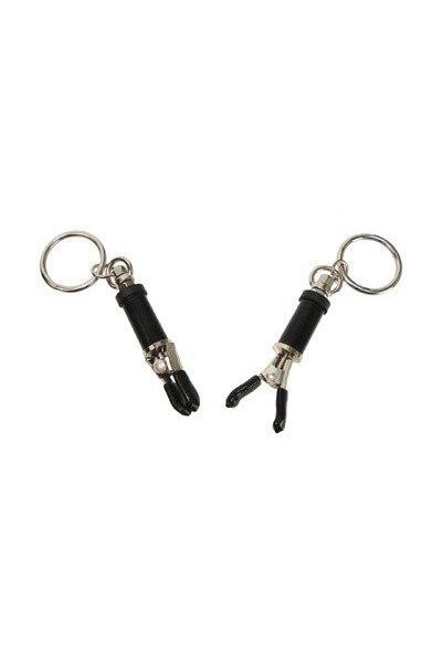 Bondage Ring Barrel Nipple Clamps
