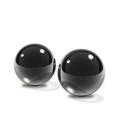 Pipe Dreams Fetish Fantasy Series Limited Edition Medium Black Glass Ben Wa Balls