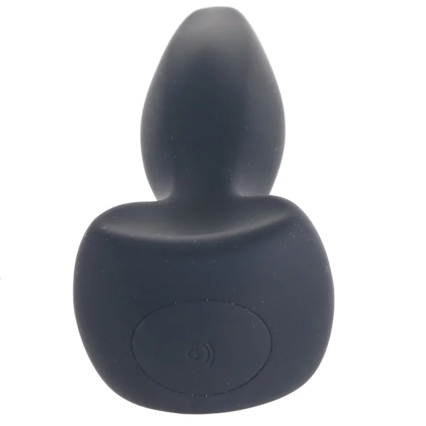 Gender X Hip To Be Square Rechargeable Waterproof Silicone Vibrating Anal Plug - Black
