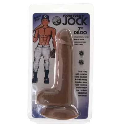 Fantasy Jock Baseball Brian 7 Inch Dildo