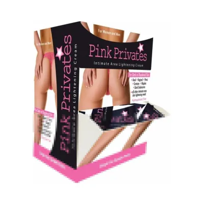 Pink Privates Intimate Area Lightening Cream 50 Piece Sample Display
