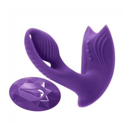 INYA Bump N Grind Rechargeable Warming Vibe Purple