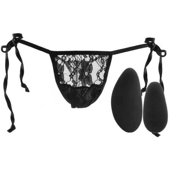 Premium Ergonomic Remote Panty Set - Black - Each
