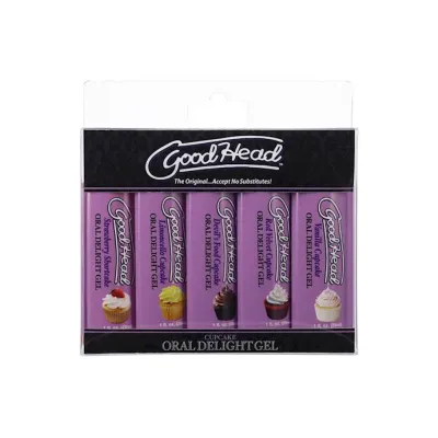 Goodhead Oral Delight Gel Cupcakes 5 Pack 1oz