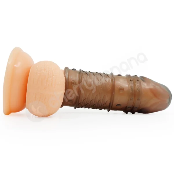 Cherry Banana Grey Love Scales Penis Sleeve