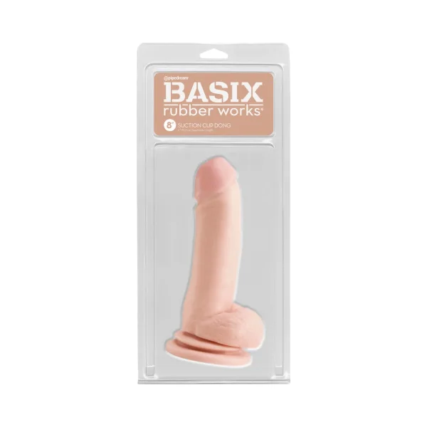 Basix Rubber Works 8 Inch Suction Cup Dong — image 4 of 8