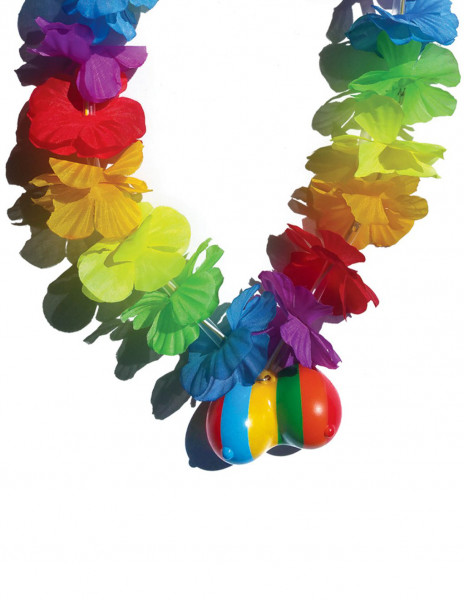 Rainbow Flower Boobie Necklace — image 2 of 2