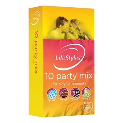 LifeStyles Party Mix Condoms 10 Pack