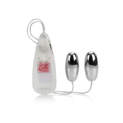 Pocket Exotics Vibrating Double Silver Bullets