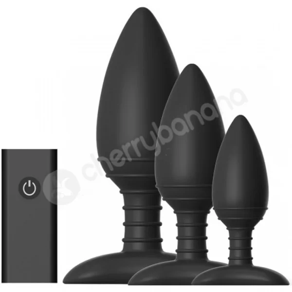 Nexus Ace Medium Black Remote Control Vibrating Butt Plug