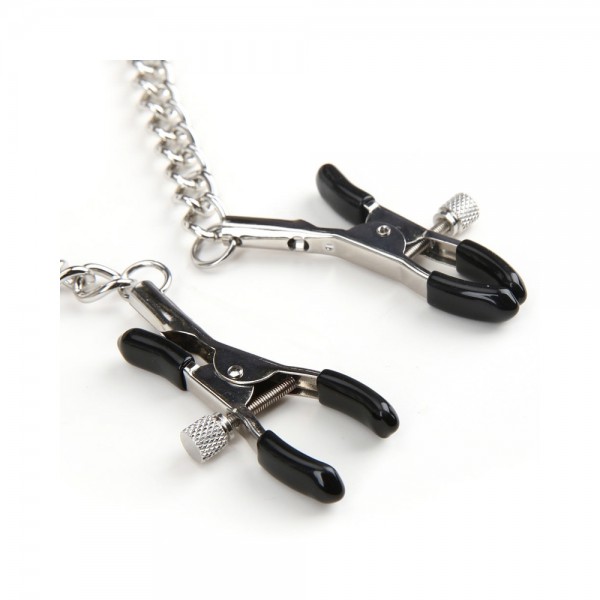 Lux Fetish Collar And Nipple Clips