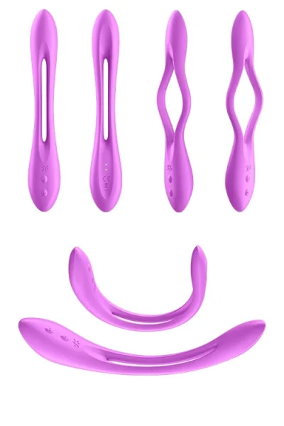 Satisfyer 7.8" Rechargeable Elastic Joy Flexible Multi Vibrator