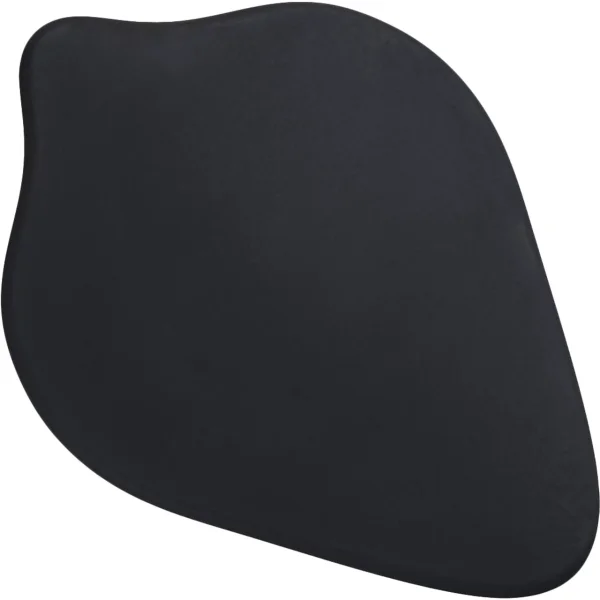 b.cush Soft Silicone Dildo Base for Harness Play - Black