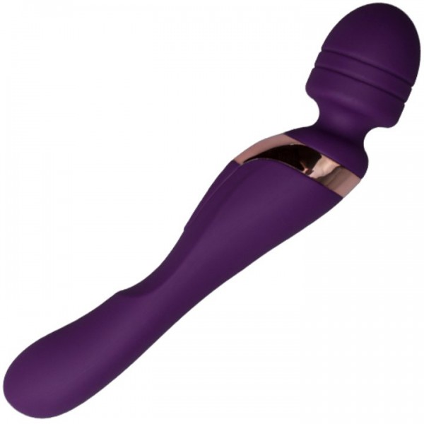 Blissful Purple 14 Function 2 in 1 Wand and G-Spot Vibrator