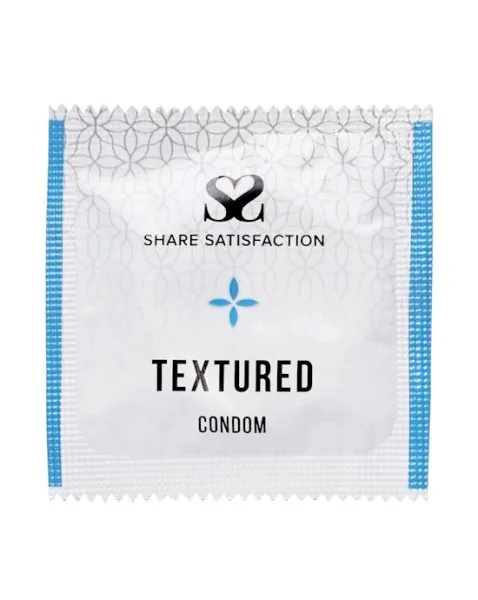 Share Satisfaction Textured Condoms - 12 Pack