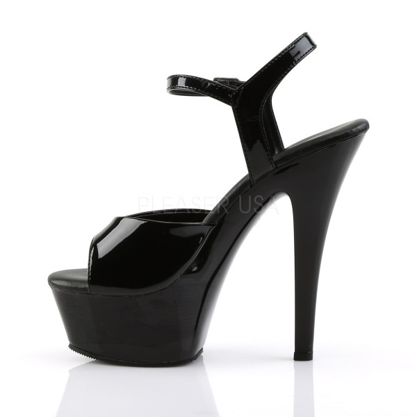 6 inches Heel, 1 3/4 inches PF All Vegan Ankle Strap Sandal — image 7 of 8