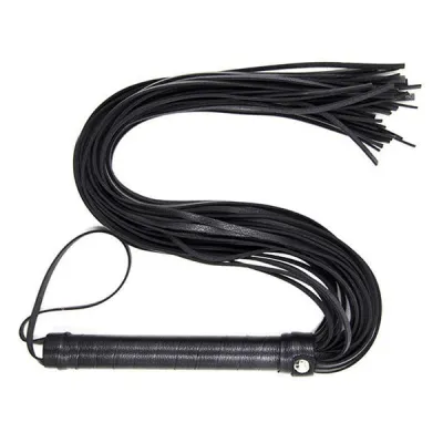 Love In Leather Faux Leather Extra Long Flogger