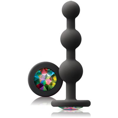 Glams Ripple Rainbow Gem Black