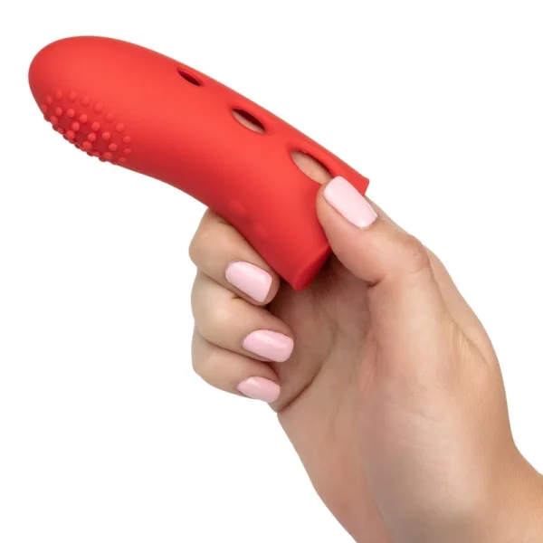 Mini Marvels Marvelous Arouser Silicone Rechargeable Finger Vibrator By CalExotics