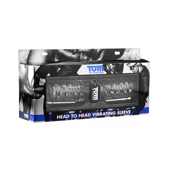 Tom Of Finland Head To Head Vibrating Sleeve