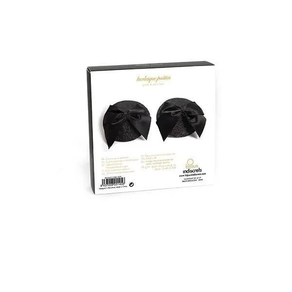 Burlesque Pasties Bows Black
