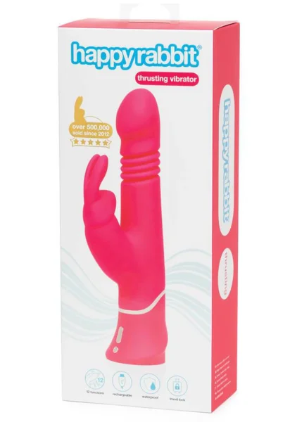 Happy Rabbit Thrusting Realistic Rabbit Vibrator